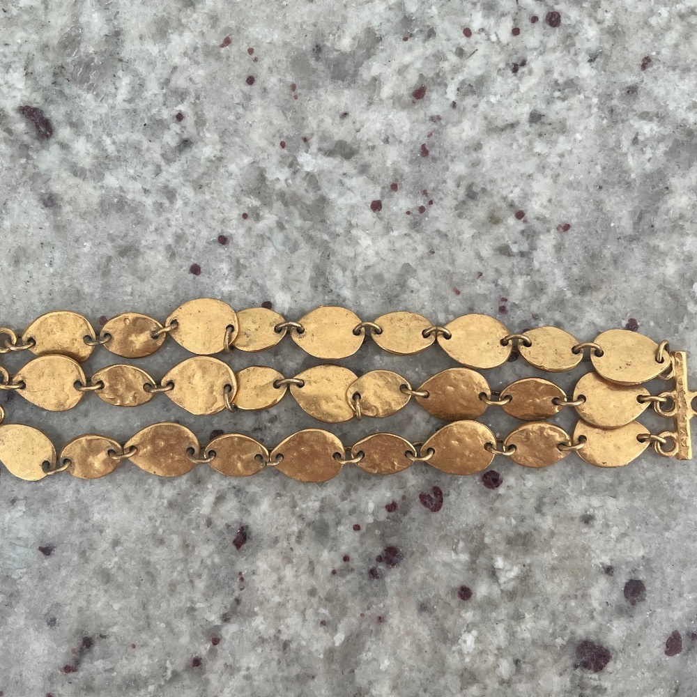Fun gold bracelet - Picture 3 of 4